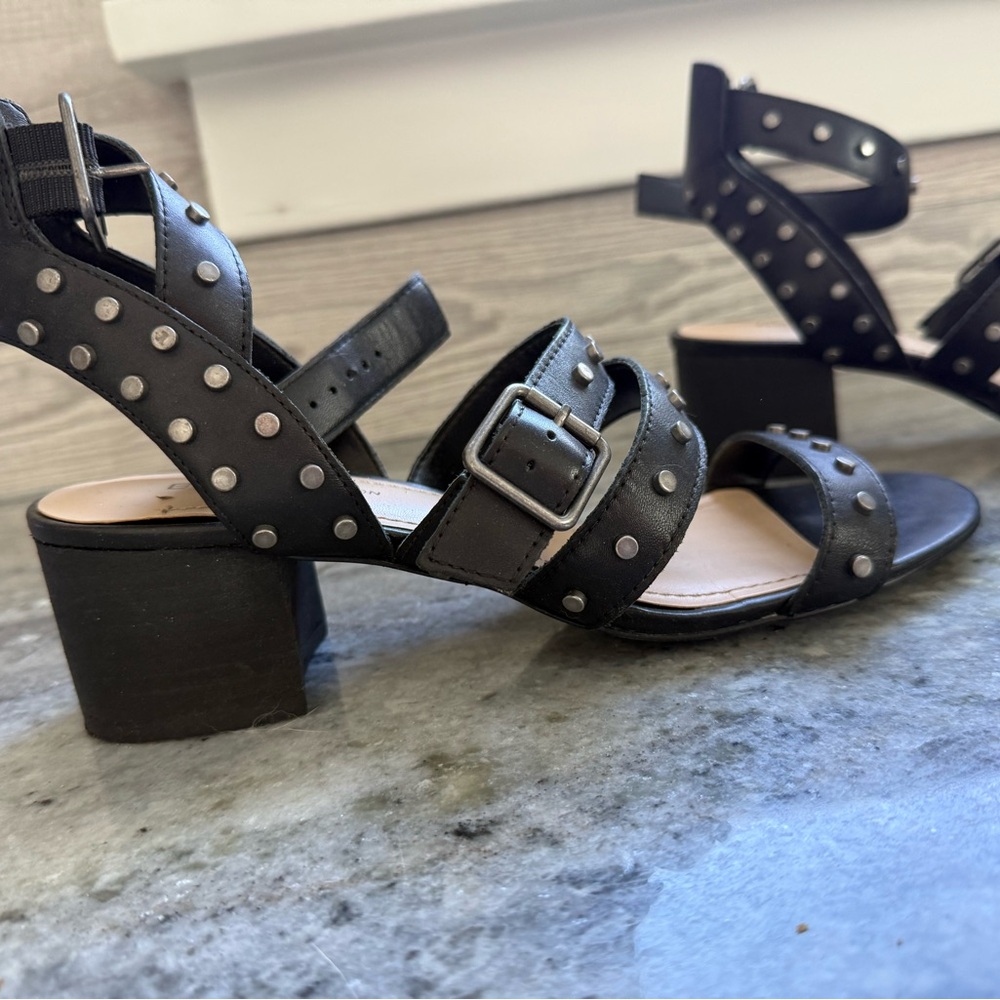 BCBGeneration Black Studded Multi-Strap Sandal - image 2